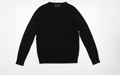 Marks and Spencer Women’s Black UK 6 Merino Wool Crew Neck Jumper