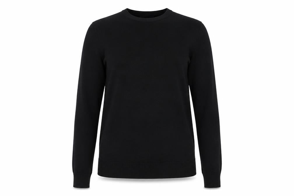 Marks and Spencer Women’s Black UK 6 Merino Wool Crew Neck Jumper