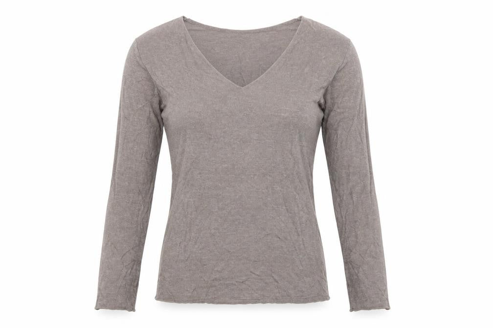 Zara Women Brown V-Neck Long Sleeve Knit Pullover Jumper Size S