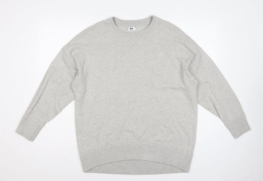Kin by John Lewis Women Grey M Lambswool Alpaca Crew Neck Jumper