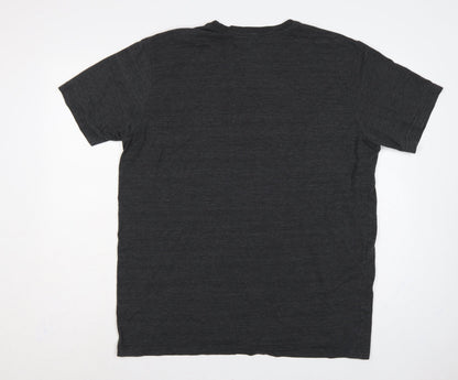 The North Face Men's Black 2XL Slim Fit Bear Graphic T-Shirt