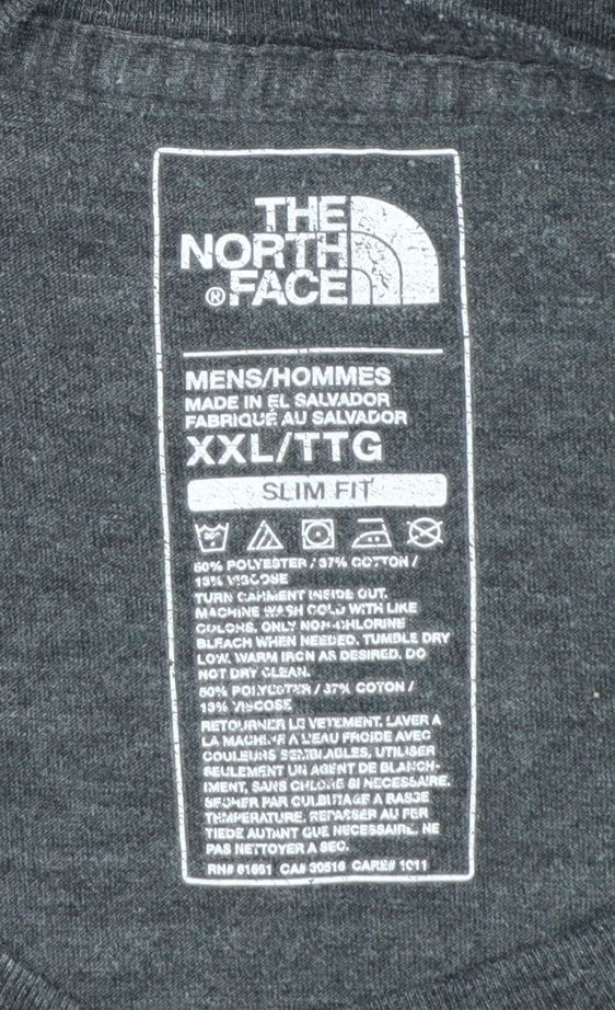 The North Face Men's Black 2XL Slim Fit Bear Graphic T-Shirt