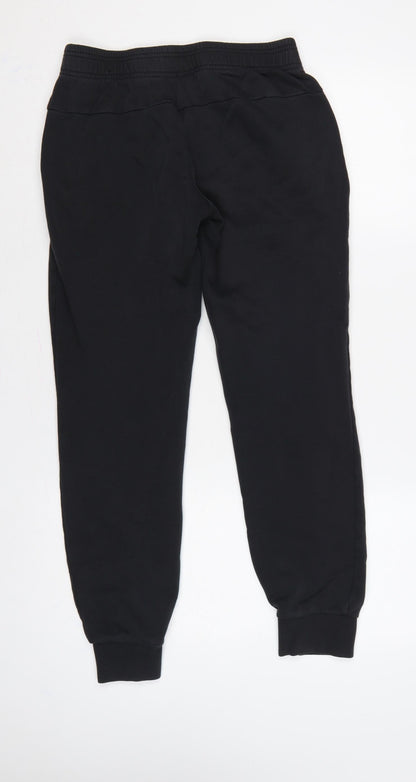 adidas Women’s Black UK 8 Jogger Sweatpants Logo Elastic Waist