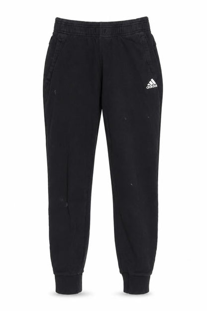 adidas Women’s Black UK 8 Jogger Sweatpants Logo Elastic Waist