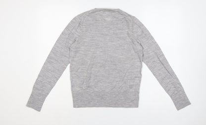 GAP Women’s Grey Merino Wool Crew Neck Pullover Jumper S Petite