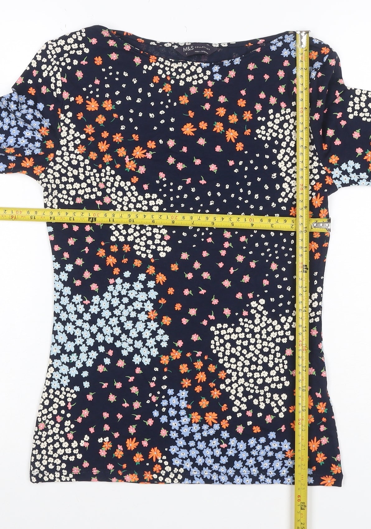 Marks & Spencer Women’s Multicoloured Floral Viscose Blouse Size 6
