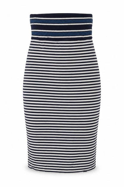 Max Studio Women’s Multicoloured Striped Bodycon Strapless Dress XS