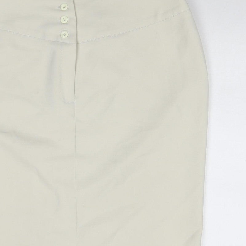 Vogue Women Ivory Size 16 Culotte Button Shorts