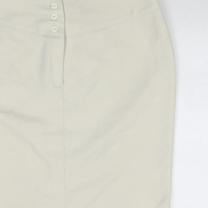 Vogue Women Ivory Size 16 Culotte Button Shorts
