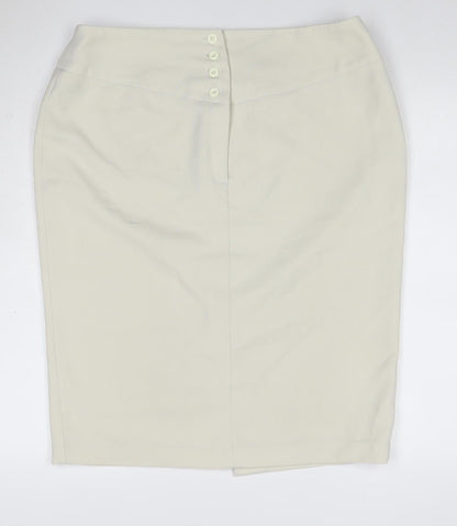 Vogue Women Ivory Size 16 Culotte Button Shorts
