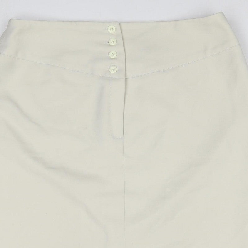 Vogue Women Ivory Size 16 Culotte Button Shorts