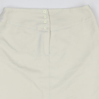 Vogue Women Ivory Size 16 Culotte Button Shorts