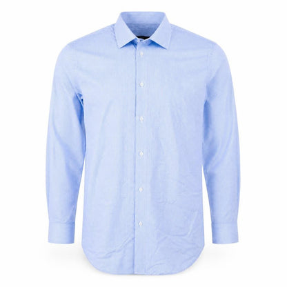 Dunnes Men’s Blue Check Regular Fit 16in Long Sleeve Shirt