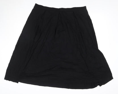 ASOS Women’s Black UK 22 Plus Midi A-Line Stretch Skirt