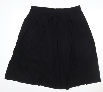 ASOS Women’s Black UK 22 Plus Midi A-Line Stretch Skirt