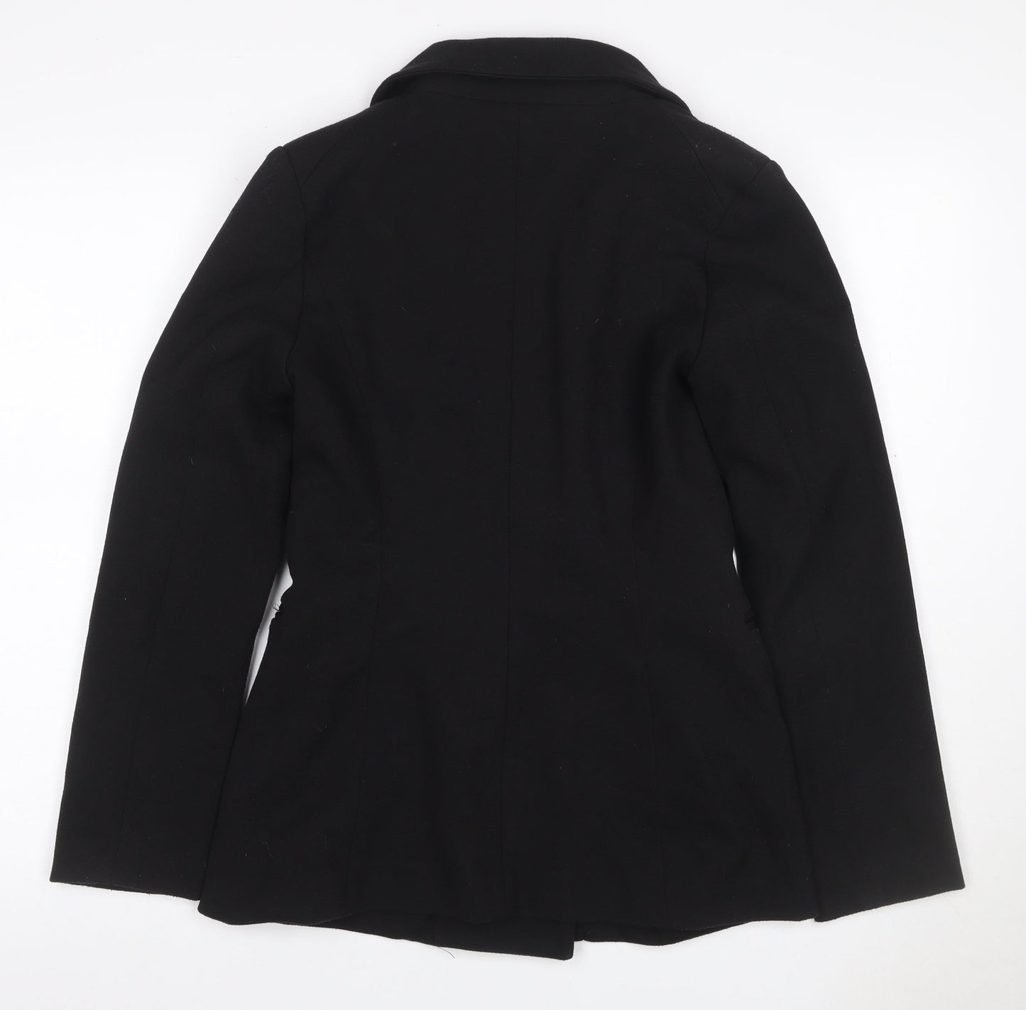 Attentif Women’s Black UK 10 Double-Breasted Six Button Blazer