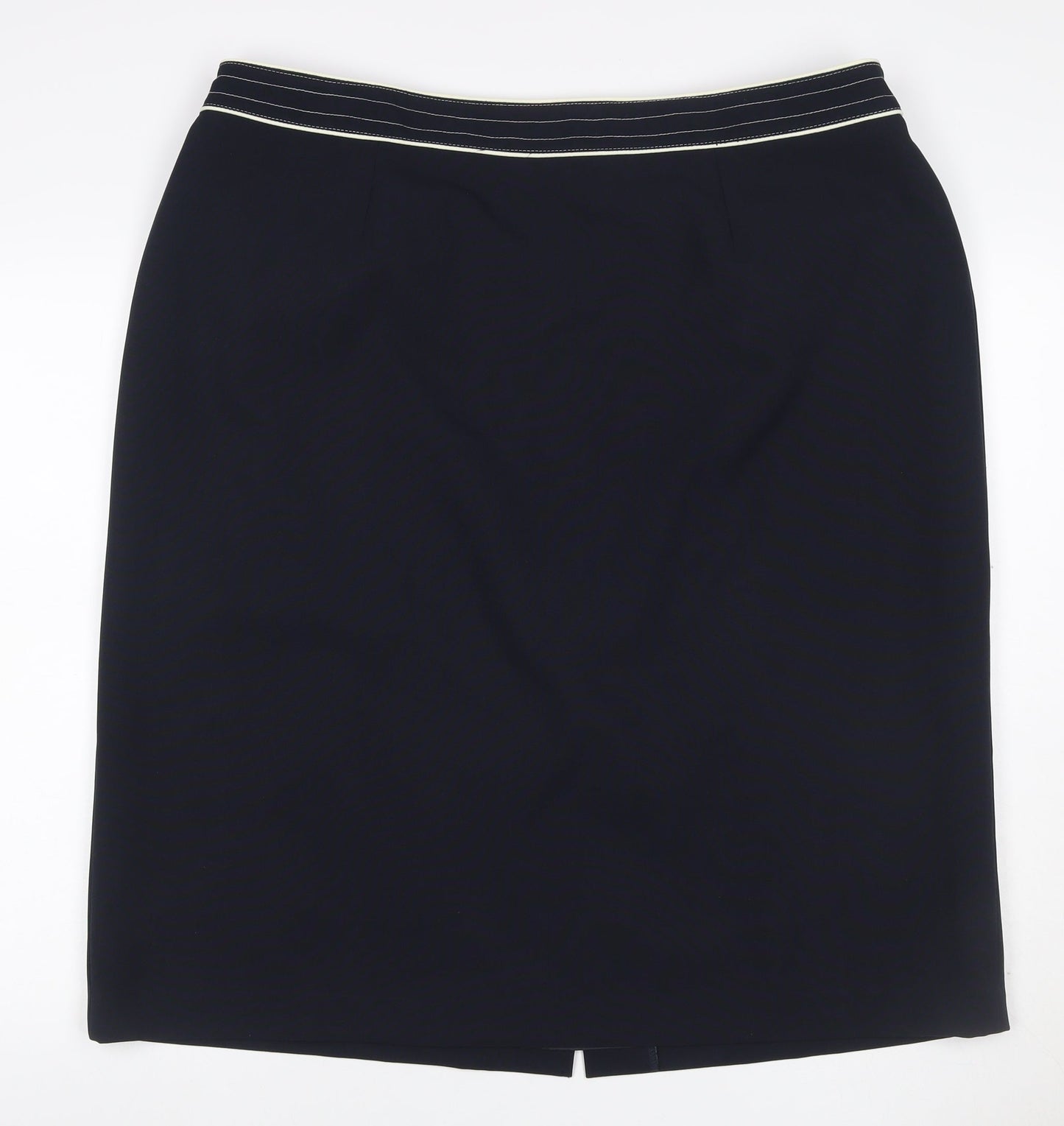 Classics Women’s Black UK 24 Pencil Knee Length Lined Skirt