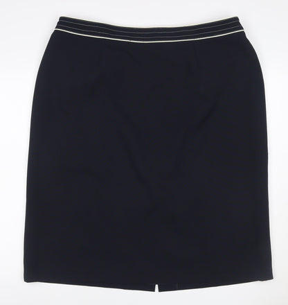 Classics Women’s Black UK 24 Pencil Knee Length Lined Skirt