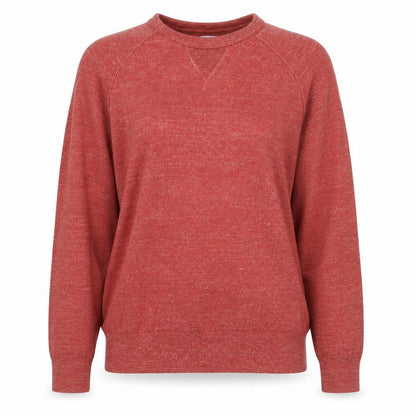 Gap Women’s Red Cotton Crew Neck Raglan Pullover Jumper Size L