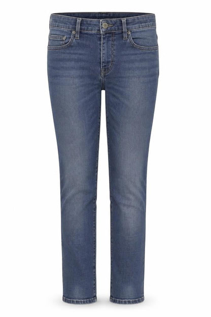 Uniqlo Women’s Blue Size 25 Skinny Mid Rise Stretch Ankle Zip Jeans