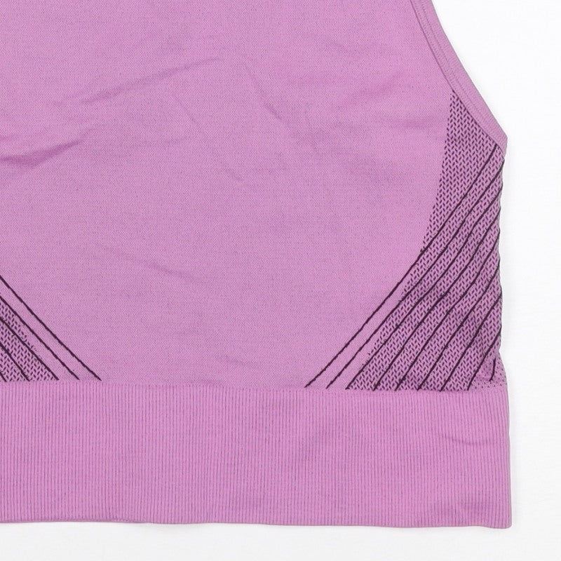 Under Armour Women Purple S HeatGear Sleeveless Athletic Tank Top