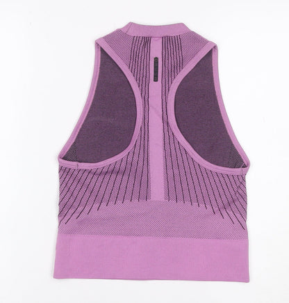Under Armour Women Purple S HeatGear Sleeveless Athletic Tank Top