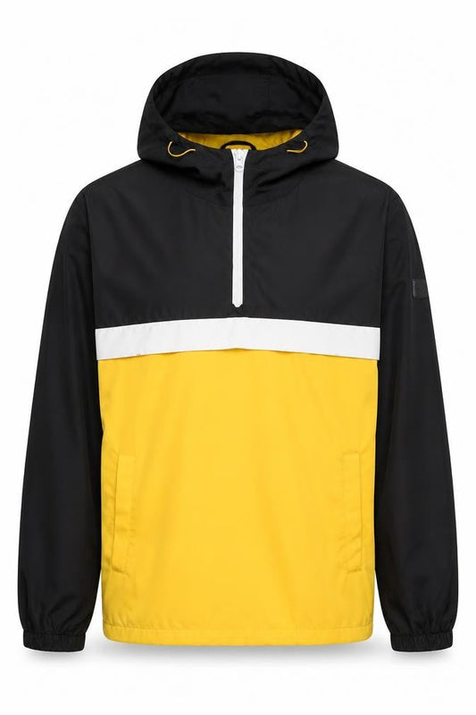 Jack & Jones Men’s Multicoloured L Hooded Full Zip Windbreaker Jacket