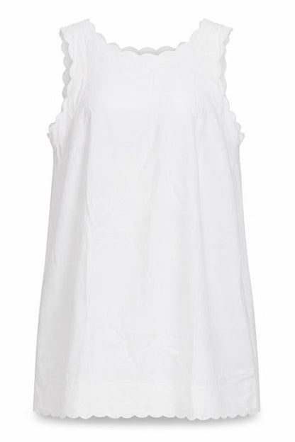 Marks and Spencer Women White UK 14 A-Line Knee Dress