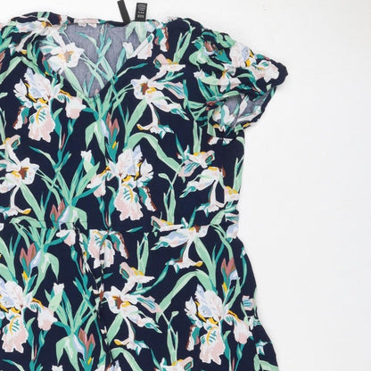 Vero Moda Women’s Multicoloured Floral Off Shoulder Fit & Flare Dress XS