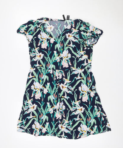 Vero Moda Women’s Multicoloured Floral Off Shoulder Fit & Flare Dress XS