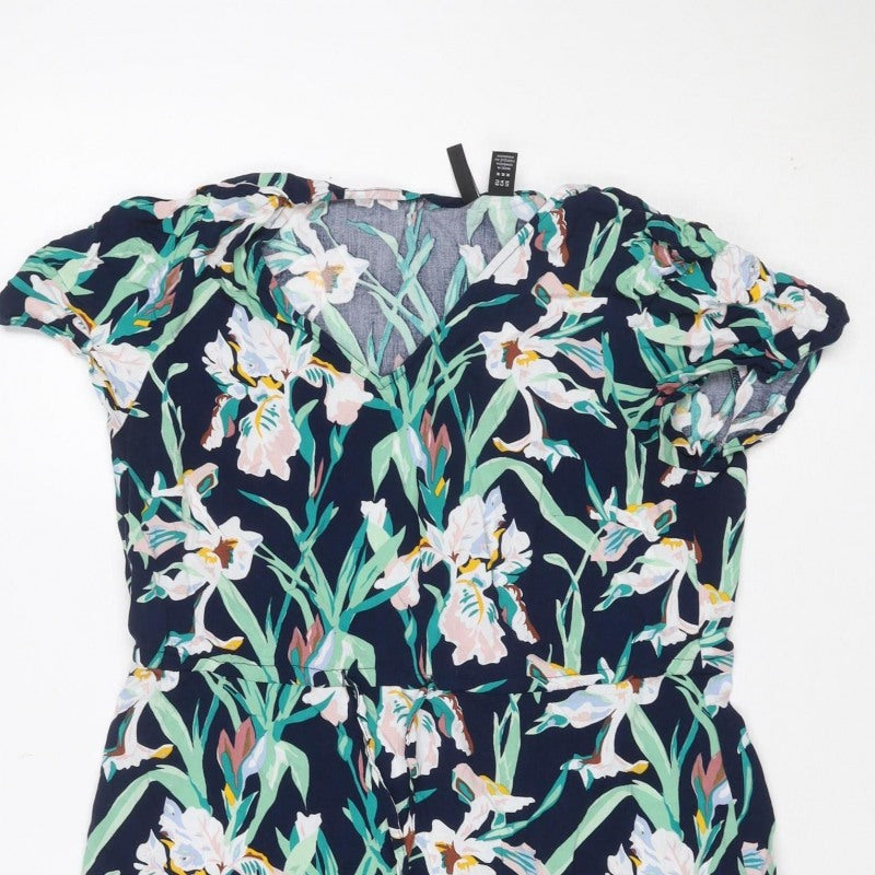 Vero Moda Women’s Multicoloured Floral Off Shoulder Fit & Flare Dress XS
