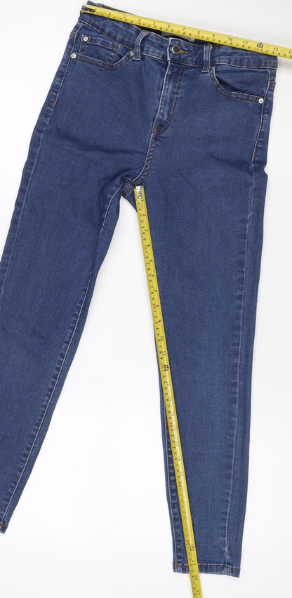 Denim Co. Women’s Blue UK 12 Mid Rise Skinny Stretch Jeans
