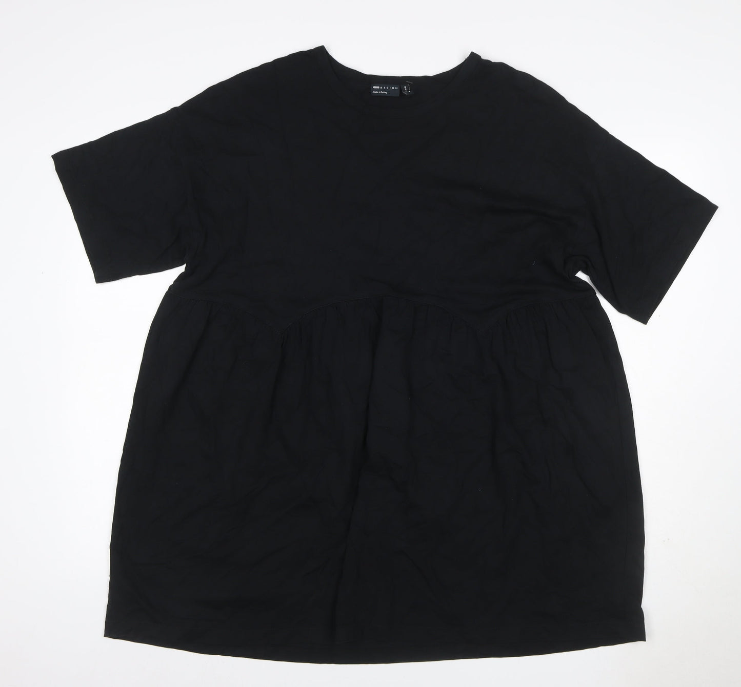 COS Women’s Black UK 14 Short Sleeve Skater Jersey Dress