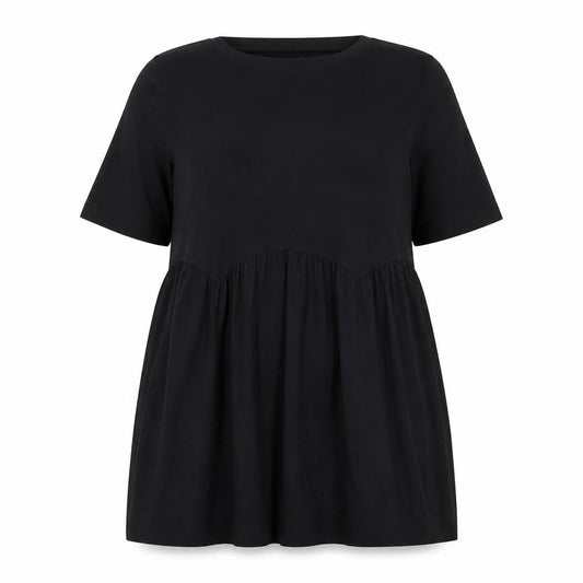 Front view of COS Women’s Black UK 14 Short Sleeve Skater Jersey Dress