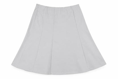 Damart Women Grey UK 18 A-Line Knee Length Stretch Jersey Skirt