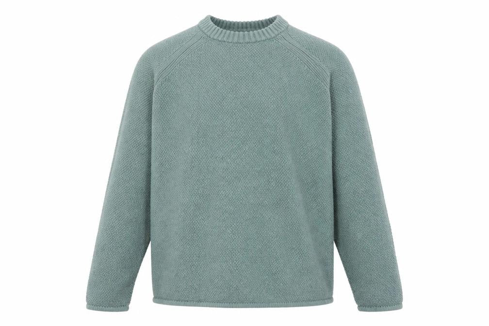 Seasalt Cornwall Men’s Green XL Organic Cotton Knit Pullover Jumper