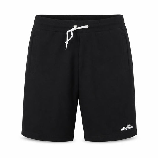 Ellesse Men’s Black S Sweat Shorts Drawstring Logo Pockets