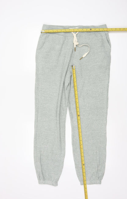 M&S Women’s Green M Knit Drawstring Lounge Pyjama Trousers