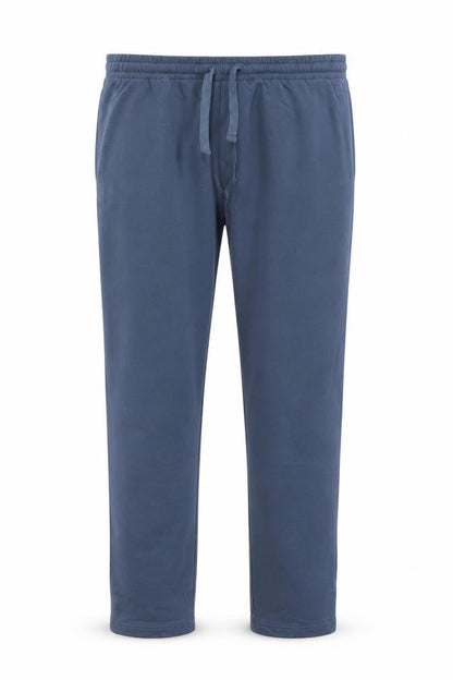 Marks & Spencer Men's Blue XL Regular Fit Cotton Blend Jogger Trousers