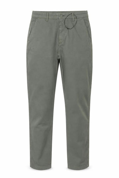 Marks & Spencer Men Green 30/33 Regular Tapered Chino Trousers