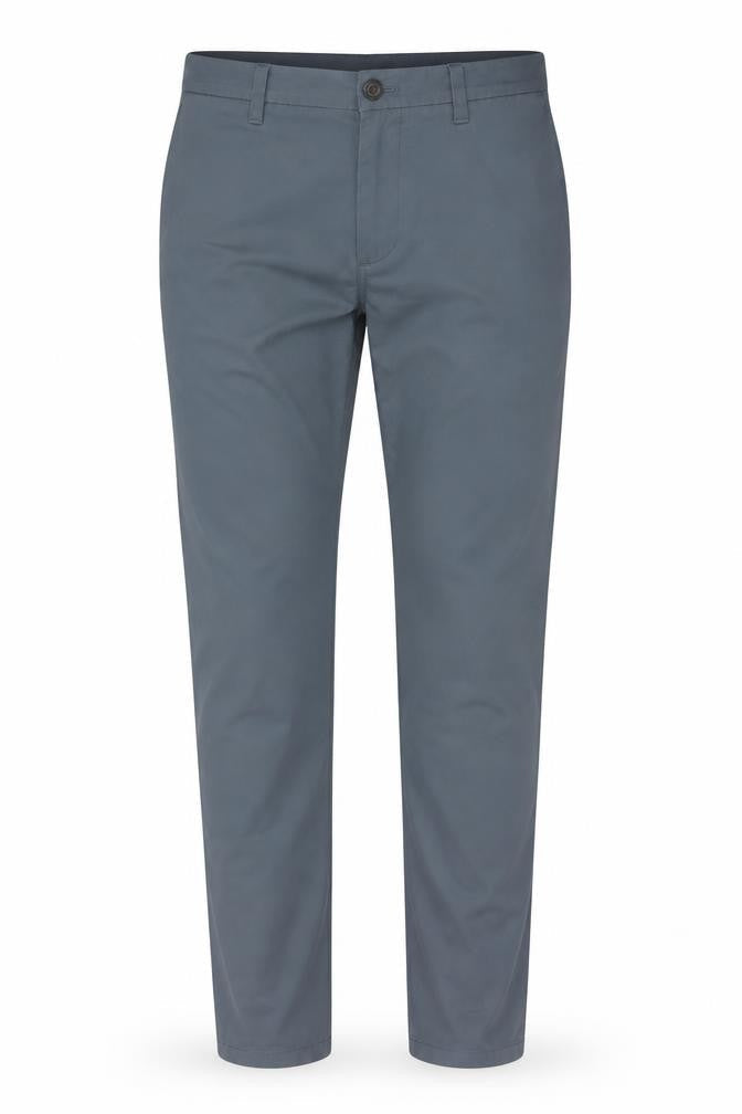 Marks & Spencer Mens Grey 32in Skinny Fit Stretch Cotton Chino Trousers 33in Leg