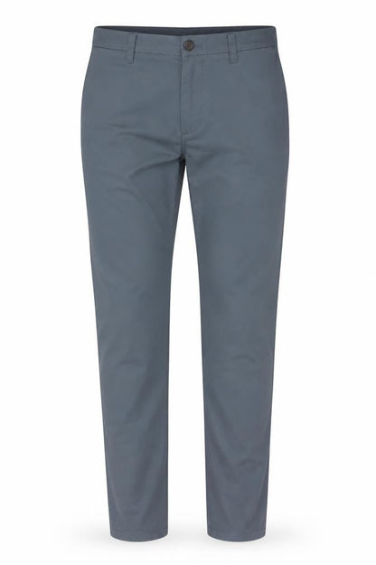 Marks & Spencer Mens Grey 32in Skinny Fit Stretch Cotton Chino Trousers 33in Leg