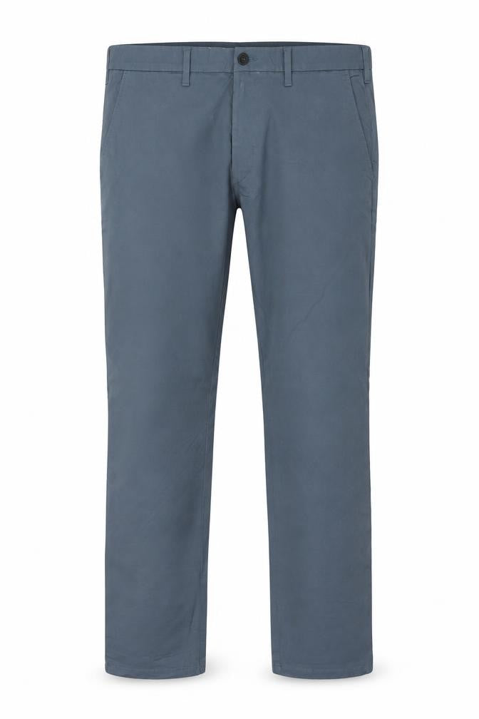 Marks & Spencer Men’s Grey 40/31 Slim Fit Stretch Chino Trousers