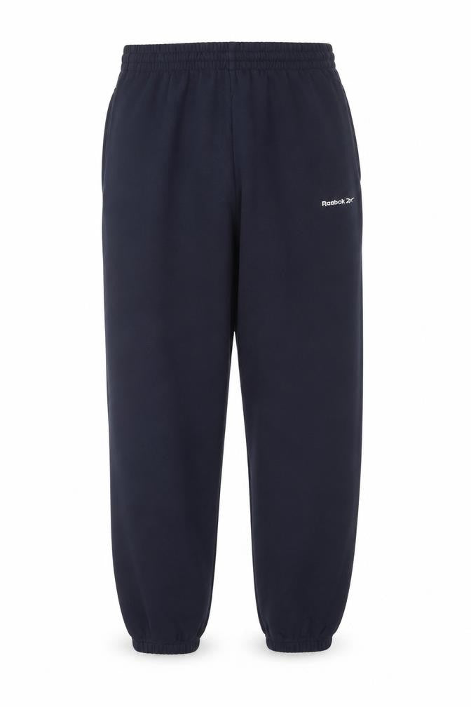 Reebok Men’s Navy Blue L Essential Logo Fleece Jogger Sweatpants