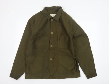 Bleu de Chauffe Men's Green M Military Cotton Work Jacket France