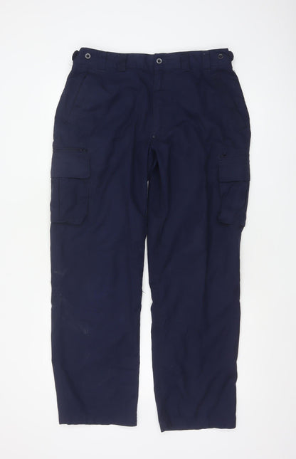 Regatta Men’s Blue 34in Cargo Trousers Waterproof Straight Leg
