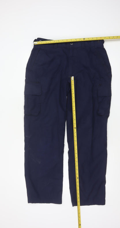 Regatta Men’s Blue 34in Cargo Trousers Waterproof Straight Leg