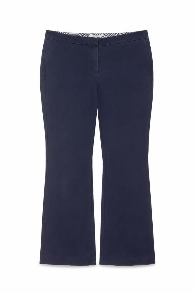Boden Women’s Blue UK 16 Bootcut Stretch Smart Trousers