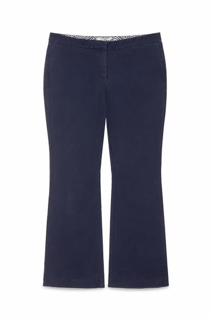 Boden Women’s Blue UK 16 Bootcut Stretch Smart Trousers