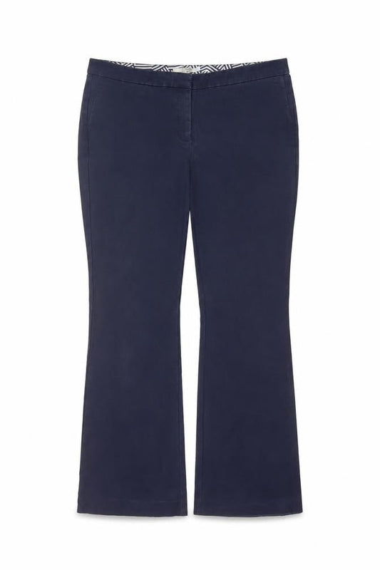 Boden Women’s Blue UK 16 Bootcut Stretch Smart Trousers
